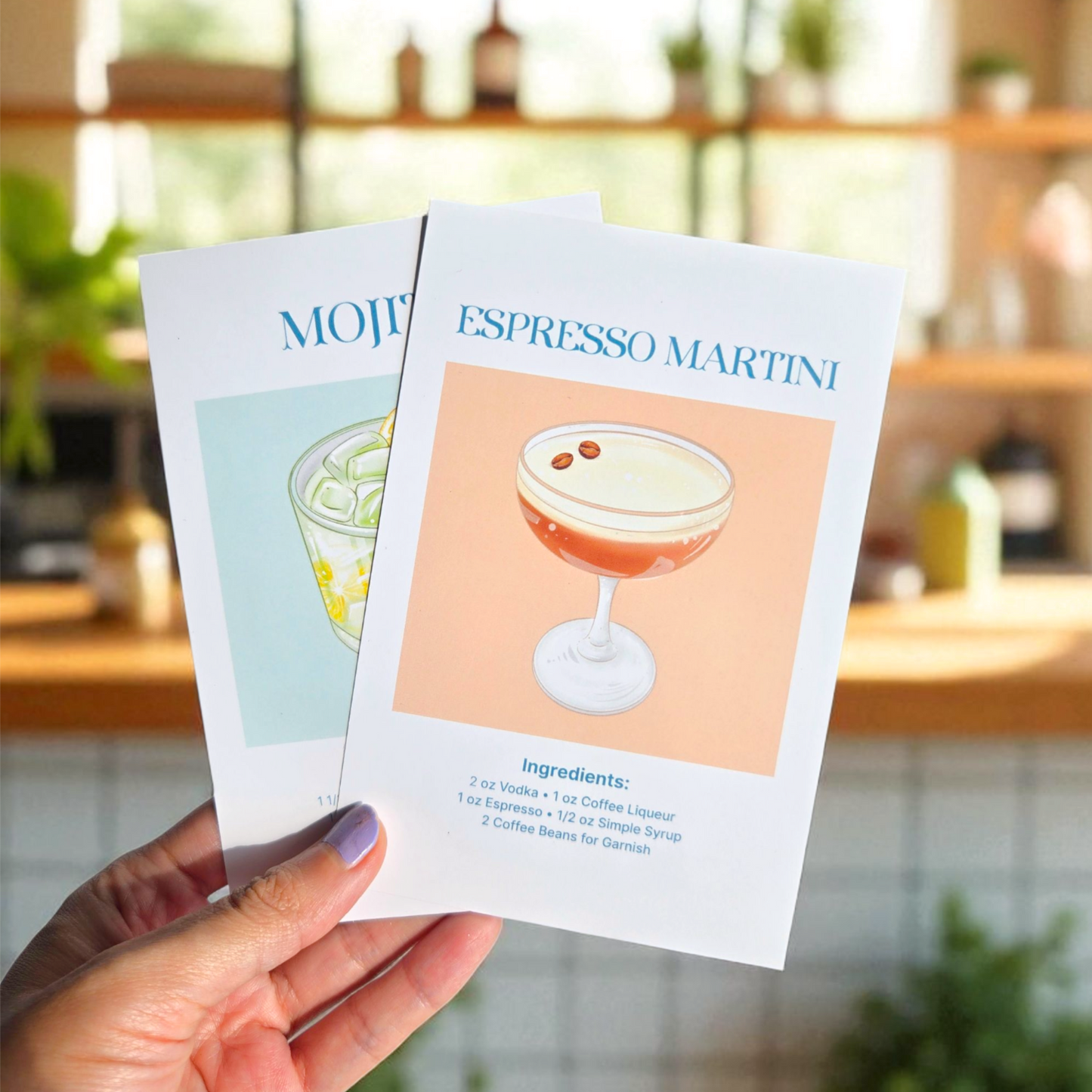 Drink Recipe Mini Prints