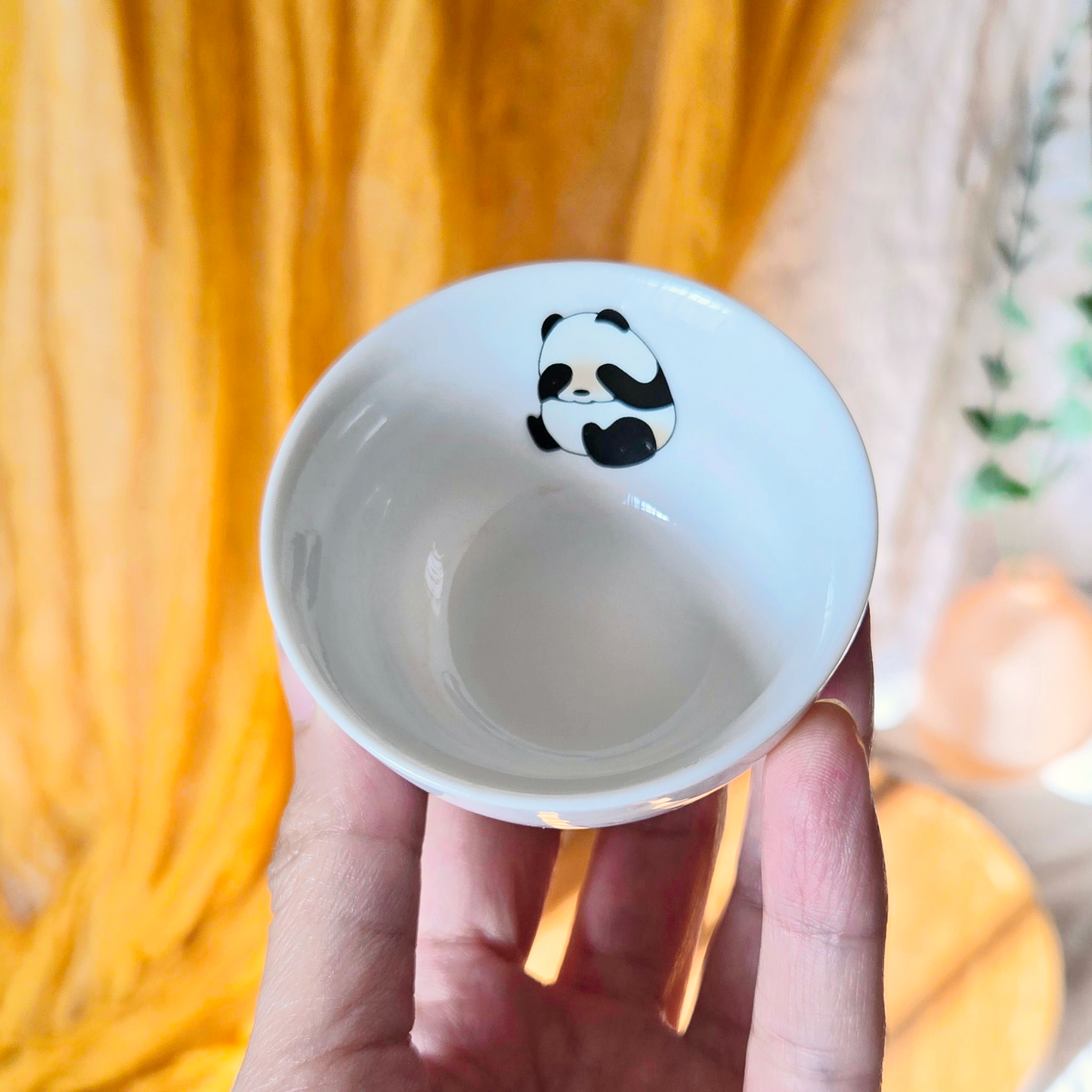 Mini Panda Tea Cup Blind Candle