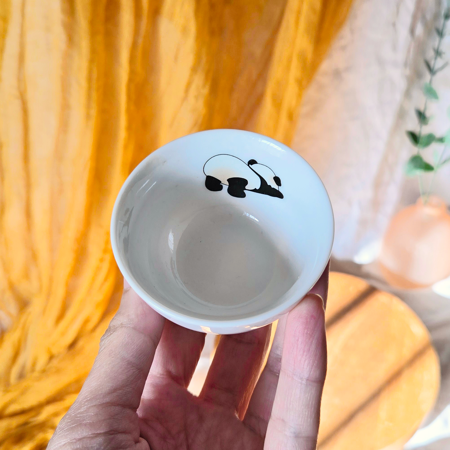 Mini Panda Tea Cup Blind Candle