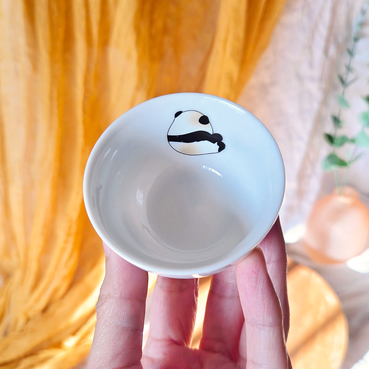 Mini Panda Tea Cup Blind Candle