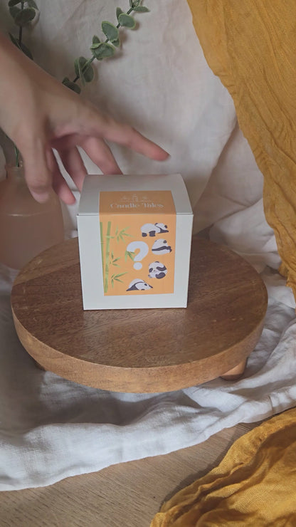 Mini Panda Tea Cup Blind Candle